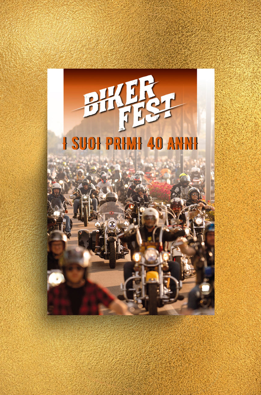 PRE-ORDER 3: TSHIRT + PATCH ITALIAN BIKE WEEK 2026 + LIBRO 40° BIKER FEST