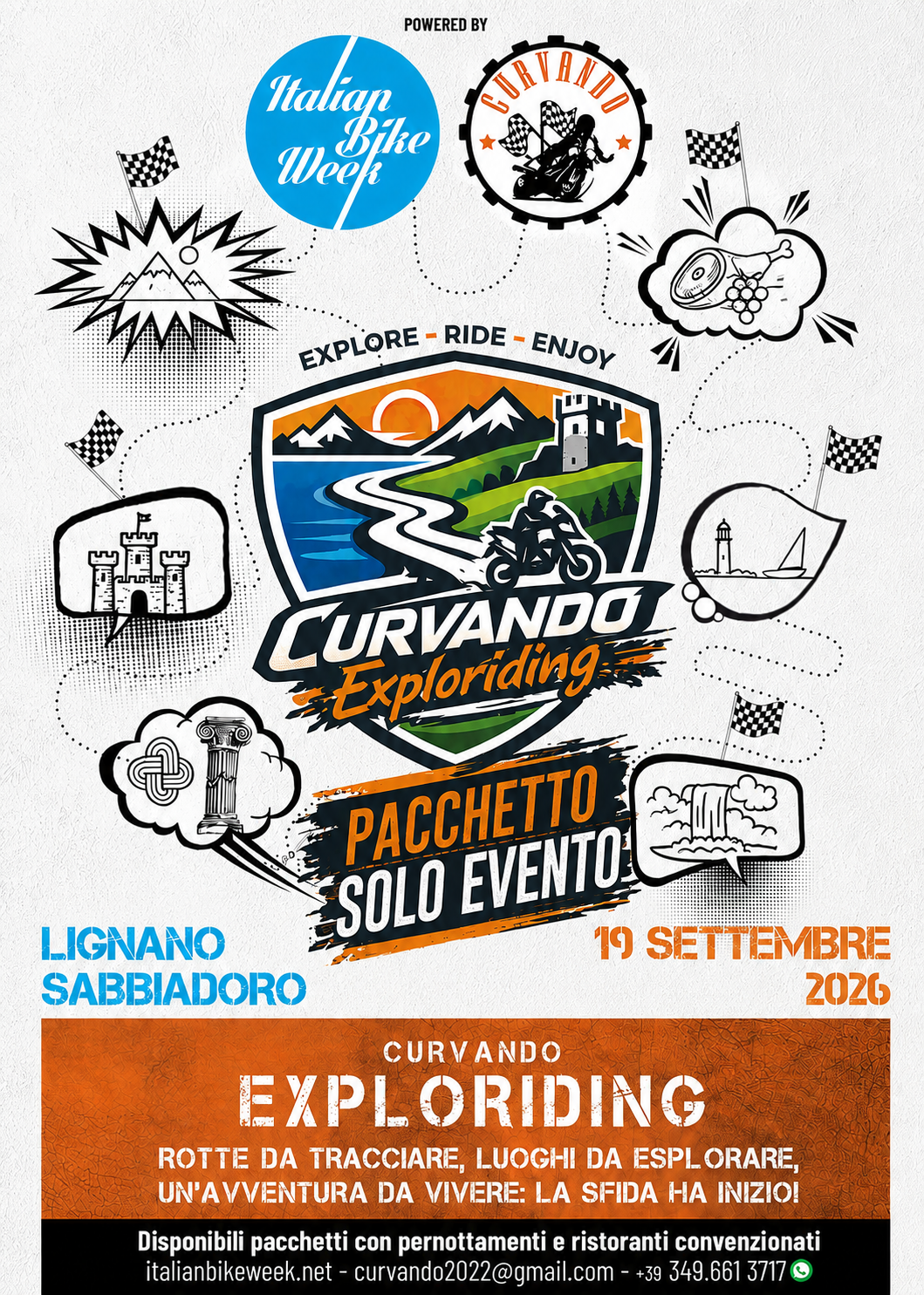 CURVANDO EXPLORIDING: PACCHETTO SOLO EVENTO