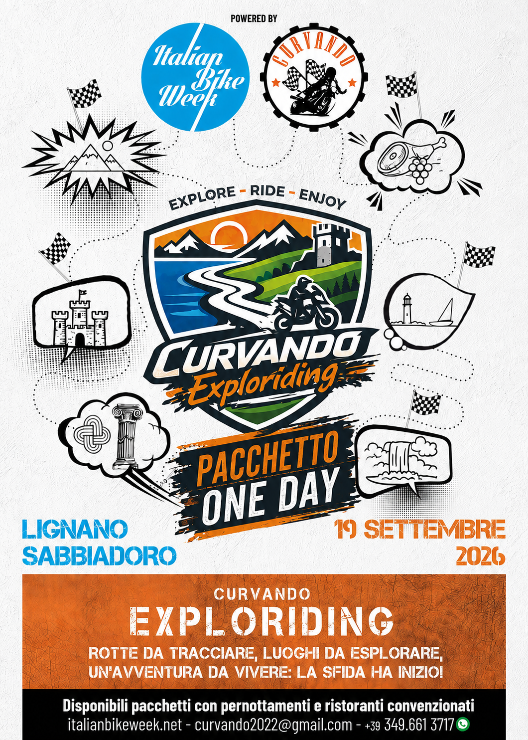 CURVANDO EXPLORIDING: PACCHETTO ONE DAY