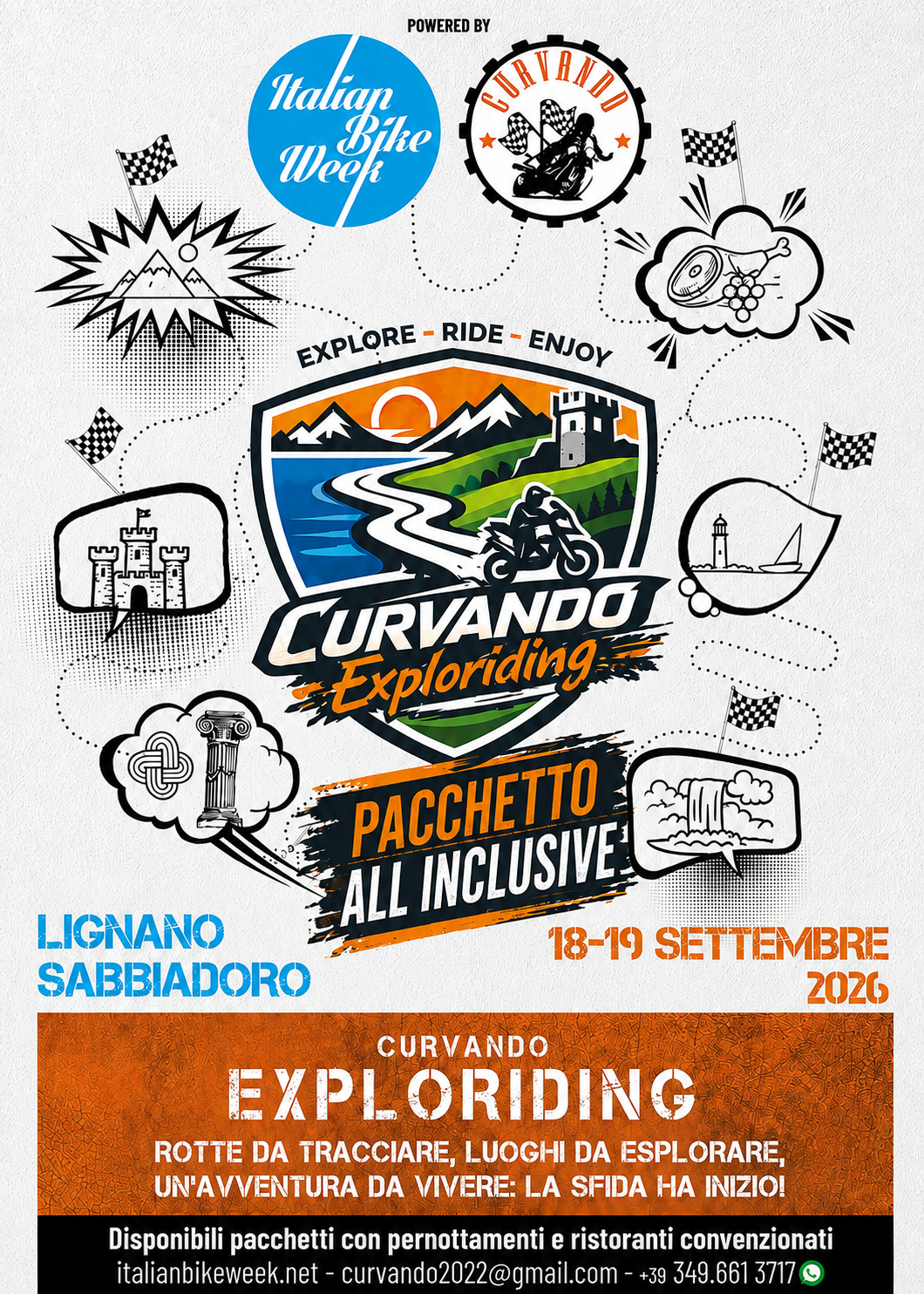 CURVANDO EXPLORIDING: PACCHETTO ALL INCLUSIVE