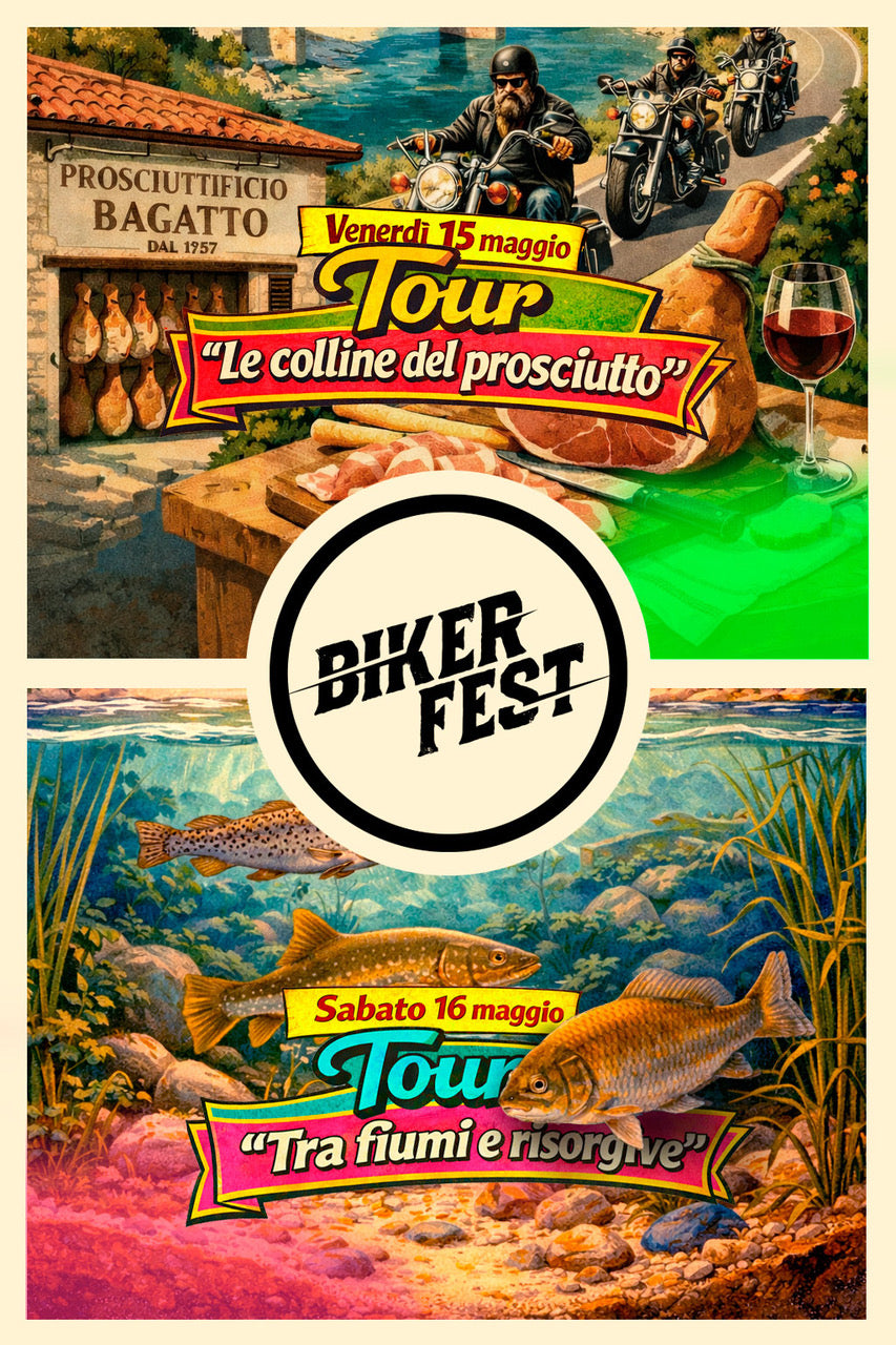 MOTOTOURS PACK VENERDÍ E SABATO - Le colline del prosciutto + Tra fiumi e risorgive
