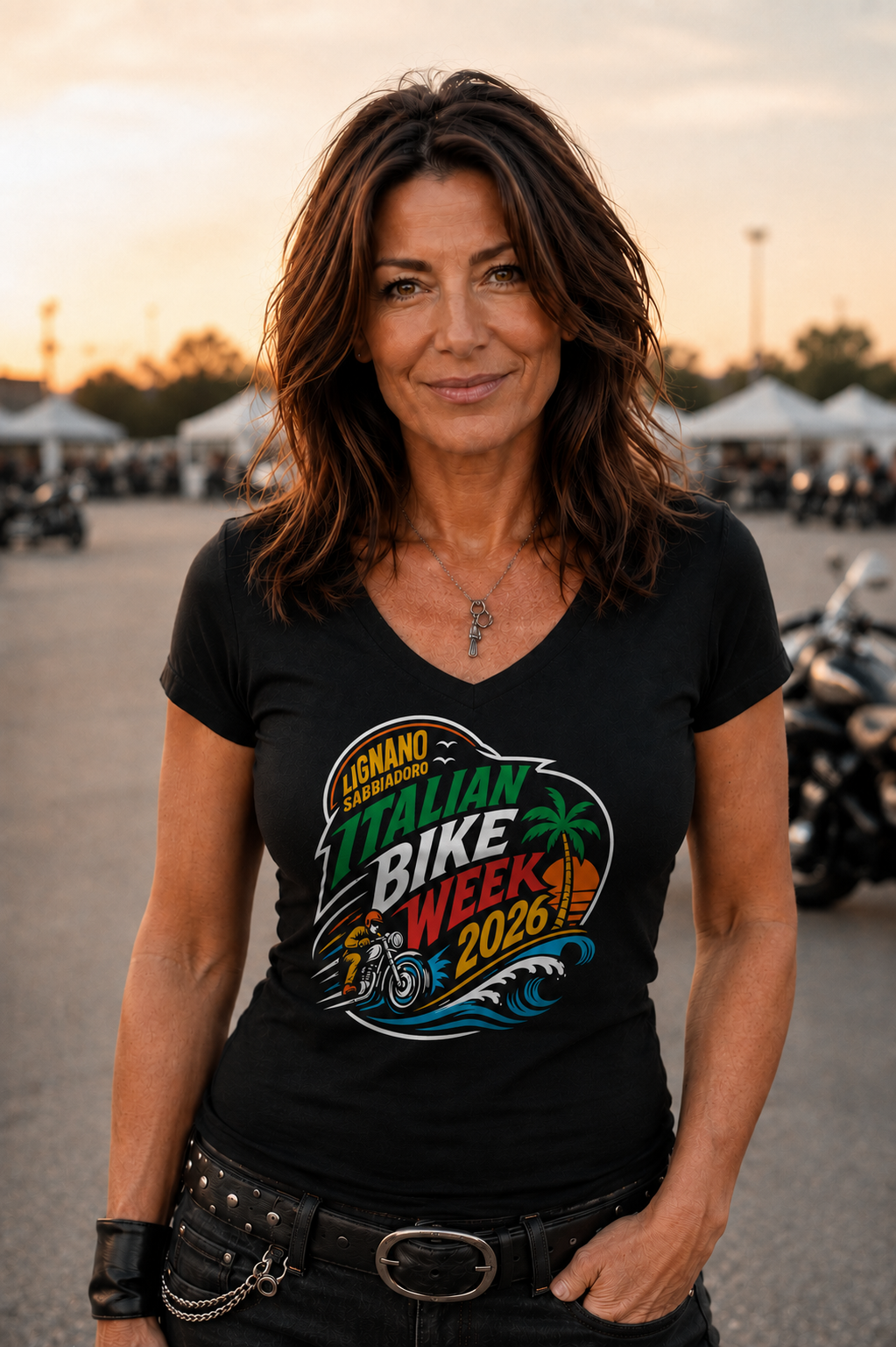 PRE-ORDER 2: TSHIRT + PATCH ITALIAN BIKE WEEK 2026 + OCCHIALI JOHN DOE