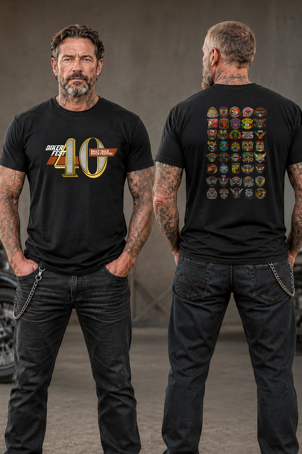 Special T-Shirt Biker Fest International 2026 con Patch